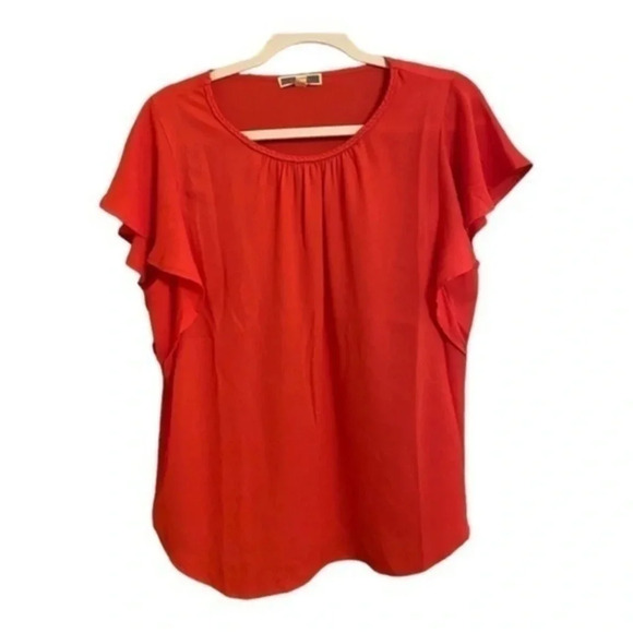 Tops - PLEIONE Hot Pink Rope Neck Shirt NWOT